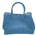 エルメス HERMES ガーデンパーティPM Y刻 ブルーウートルメール ネゴンダ レディース ハンドバッグ【中古】(4)