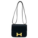エルメス HERMES コンスタンス3 ミニ B刻 ブラック ゴールド金具 エプソン レディース ショルダーバッグ【中古】