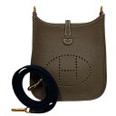 エルメス HERMES エヴリンTPM Z刻 (2021年製) エトゥープ ゴールド金具 トリヨンクレマンス レディース ショルダーバッグ【中古】