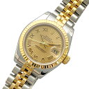 ロレックス ROLEX デイトジャスト26 サンビーム 179173 ゴールド K18YG/SS 自動巻き レディース 腕時計【中古】