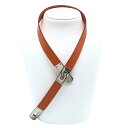 エルメス HERMES ケリーチョーカー オレンジ SV金具 ガリバー アクセサリー【中古】