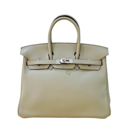 エルメス HERMES バーキン25 X刻印 セージ シルバー金具 スイフト レディース ハンドバッグ【中古】 エルメス HERMES バーキン25 X刻印 セージ シルバー金具 スイフト レディース ハンドバッグ【中古】