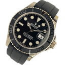 ロレックス ROLEX ヨットマスター42 226659 ブラック K18WG 自動巻き メンズ 腕時計【中古】