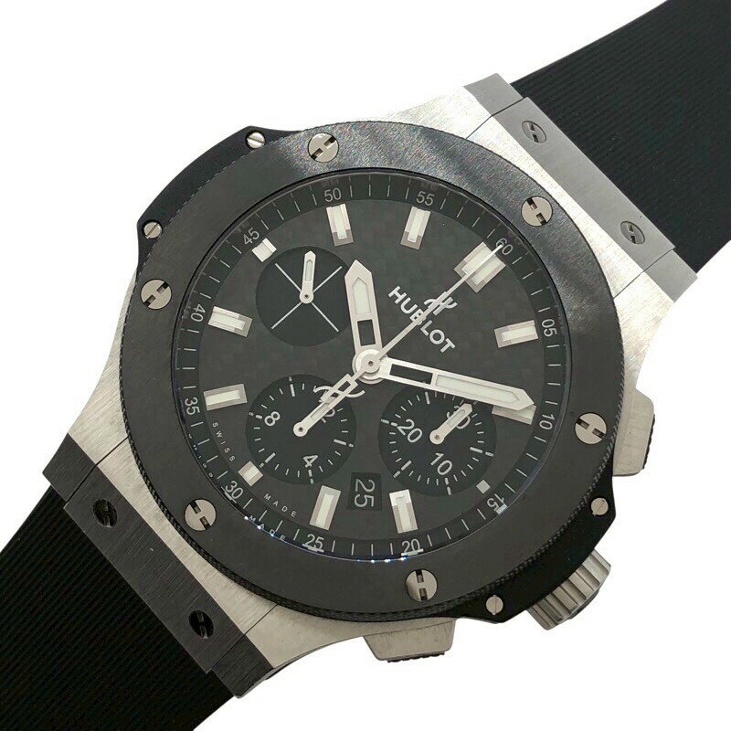 ウブロ HUBLOT ビッグバン スチールセラミック 301.SM.1770.RX SS/セラミック/ラバー メンズ 腕時計【中古】