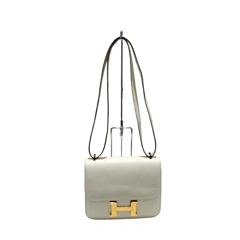 エルメス HERMES コンスタンス3ミニ Z刻 ナタ　ゴールド金具 シェーブル レディース ショルダーバッグ..