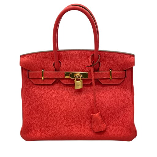 エルメス HERMES バーキン30 □R刻 ブーゲンビリア/GD金具 トリヨンクレマンス レディース ハンドバッグ【中古】 エルメス HERMES バーキン30 □R刻 ブーゲンビリア/GD金具 トリヨンクレマンス レディース ハンドバッグ【中古】