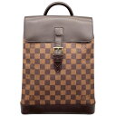 ルイ・ヴィトン LOUIS VUITTON ソーホー N51132 ブラウン ダミエ レディース リュック・デイパック【中古】