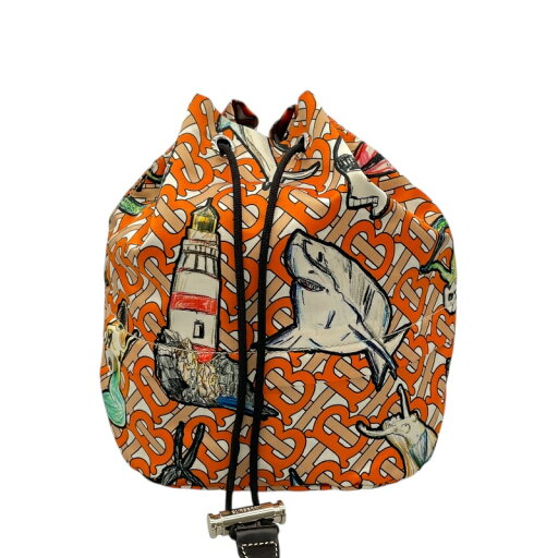 バーバリー BURBERRY TBロゴ巾着バッグ マルチカラー ナイロン ユニセックス その他バッグ【中古】 バーバリー BURBERRY TBロゴ巾着バッグ マルチカラー ナイロン ユニセックス その他バッグ【中古】