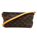 ルイ・ヴィトン LOUIS VUITTON トロター M51240 ブラウン モノグラムキャンバス レディース ショルダーバッグ【中古】