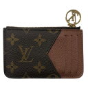 ルイ・ヴィトン LOUIS VUITTON ポルトカルト・ロミー M81880 モノグラム・ゴールド金具 レザー レディース カードケース【中古】