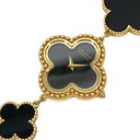ヴァンクリーフ&アーペル Van Cleef & Arpels ヴィンテージアルハンブラ ブレスレットウォッチ VCARO40R00 750YG レディース 腕...