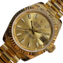 ロレックス ROLEX デイトジャスト26 179178 K18イエローゴールド レディース 腕時計【中古】