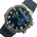 ブレゲ Breguet マリーン アラーム ミュージカル 5547TI/Y1/9ZU チタン/ラバー メンズ 腕時計【中古】