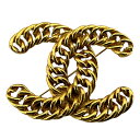 シャネル CHANEL デカココ チェーンブローチ ゴールド GP/GD アクセサリー【中古】