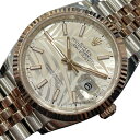 ロレックス ROLEX デイトジャスト36 パームモチーフ 126231 シルバー ステンレススティール/ピンクゴールド メンズ 腕時計【中古】