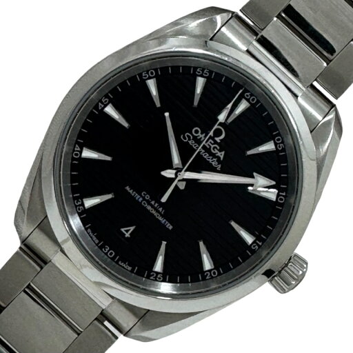 オメガ OMEGA シーマスター アクアテラ150M コーアクシャル マスター クロノメーター 220.10.38.20.01.001 ブラック SS メンズ 腕時計【中古】 オメガ OMEGA シーマスター アクアテラ150M コーアクシャル マスター クロノメーター 220.10.38.20.01.001 ブラック SS メンズ 腕時計【中古】