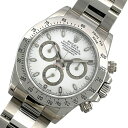 ロレックス ROLEX デイトナ 116520 ホワイト SS 自動巻き メンズ 腕時計【中古】