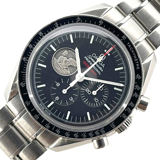 オメガ OMEGA スピードマスタームーンウォッチプロフェッショナル クロノグラフ 311.30.42.30.01.002 ブラック SS 手巻き メンズ 腕時計【中古】 オメガ OMEGA スピードマスタームーンウォッチプロフェッショナル クロノグラフ 311.30.42.30.01.002 ブラック SS 手巻き メンズ 腕時計【中古】