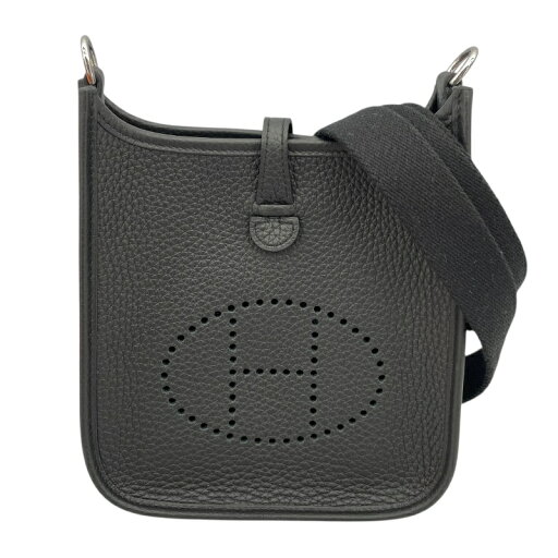 エルメス HERMES エヴリンTPM W刻 ブラック/SV金具 トリヨン レディース ショルダーバッグ【中古】 エルメス HERMES エヴリンTPM W刻 ブラック/SV金具 トリヨン レディース ショルダーバッグ【中古】