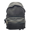サンローラン SAINT LAURENT バックパック 650617 ブラック キャンバス/レザー レディース リュック・デイパック【中古】