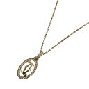 【★最大40,000円OFFクーポン配布中!9/26まで】カルティエ Cartier ロゴドゥーブル ダイヤネックレス 750PG ジュエリー【中古】