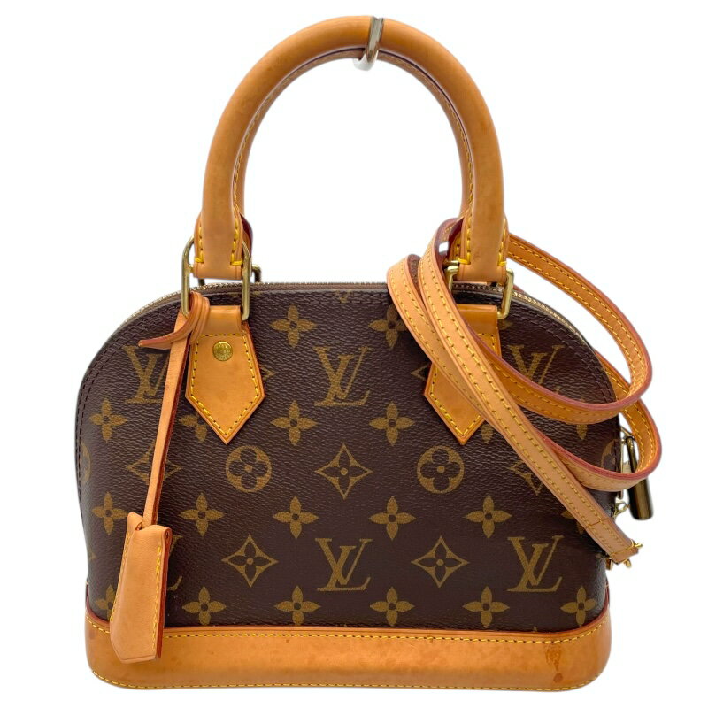ルイ・ヴィトン LOUIS VUITTON アルマBB M46990 ブラウン モノグラム・キャンバス レディース ハンドバッグ【中古】