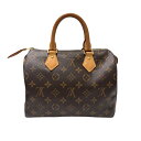ルイ・ヴィトン LOUIS VUITTON スピーディ25 モノグラム PVC レザー レディース ハンドバッグ【中古】