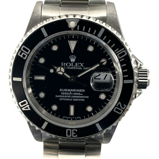 ロレックス ROLEX サブマリーナ 16610 ブラック SS メンズ 腕時計【中古】 ロレックス ROLEX サブマリーナ 16610 ブラック SS メンズ 腕時計【中古】