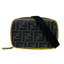 フェンディ FENDI ズッカミニショルダー 7AS122 ブラック PVC レディース ショルダーバッグ【中古】