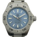 タグ・ホイヤー TAG HEUER アクアレーサー プロフェッショナル200 WBP1415.BA0622 ライトブルー SS クオーツ レディース 腕時計【中古】