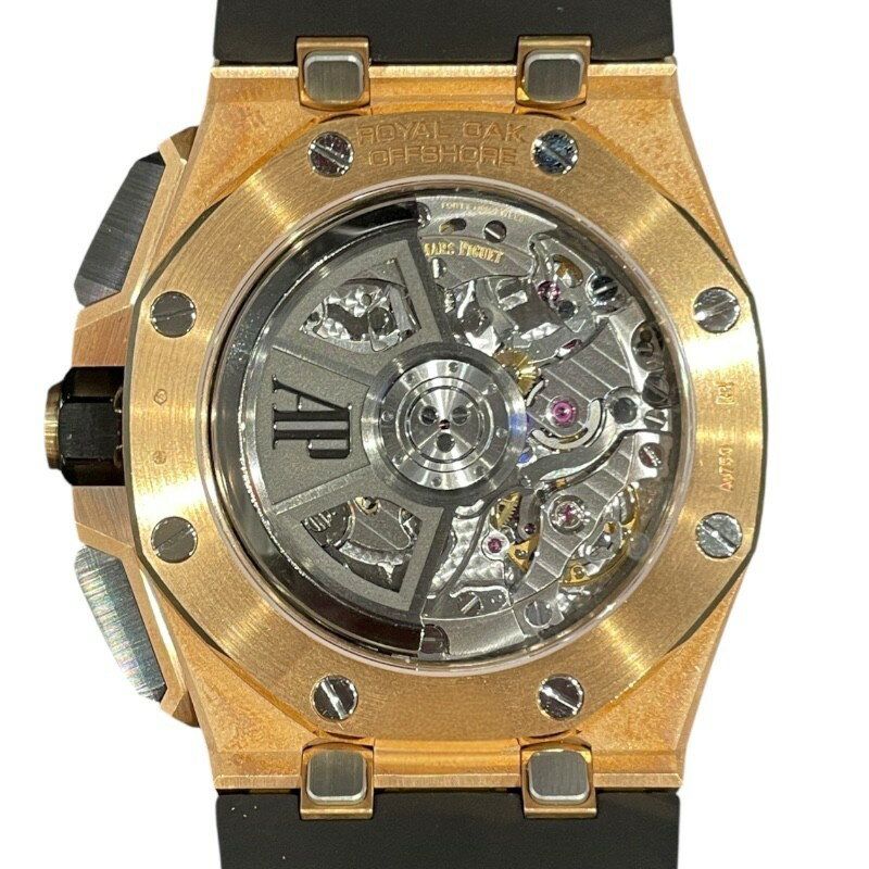 【★エントリーでP10倍★8/4〜8/11まで】オーデマ・ピゲ AUDEMARS PIGUET ロイヤルオークオフショアクロノグラフ 26420RO.OO.A002CA.01 ブラック セラミック×K18PG 自動巻き メンズ 腕時計【中古】