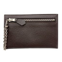 エルメス HERMES ジップザップ ポルトクレ ▫L刻印 (2008年製) ショコラ シルバー金具 エバーカーフ ユニセックス 札入れ【中古】