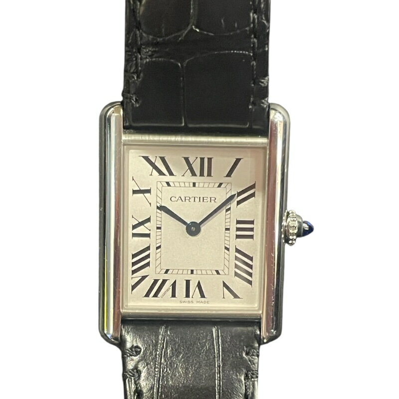 カルティエ Cartier タンクマストLM ソーラービート WSTA0059 SS/革 ソーラー メンズ 腕時計【中古】