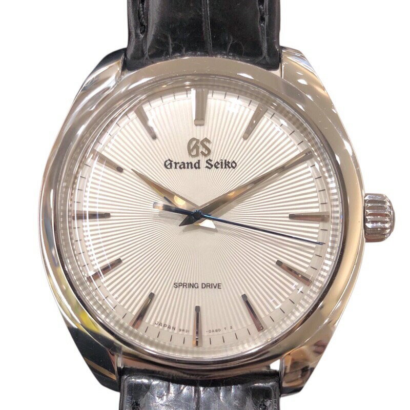 グランドセイコー Grand Seiko エレガンスコレクションスプリングドライブ世界700本限定 SBGY003 ホワイト SS メンズ 腕時計【中古】