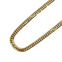 喜平6面Wネックレス K18YG ジュエリー【中古】