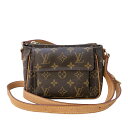 ルイ・ヴィトン LOUIS VUITTON ヴィバ・シテPM M51165 ブラウン モノグラムキャンバス レディース ショルダーバッグ【中古】