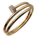 カルティエ Cartier ジュストアンクルダイヤブレスダブル 750 ジュエリー【中古】