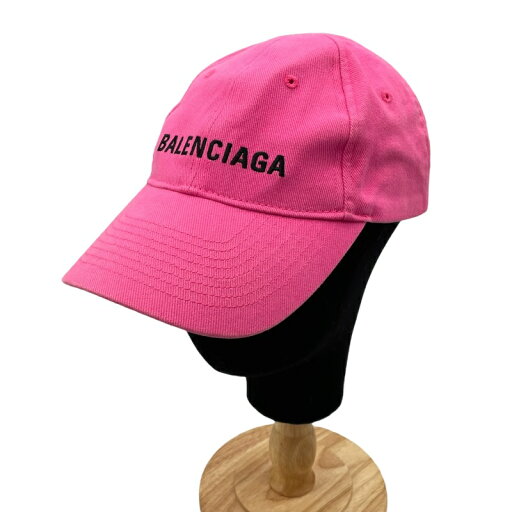 【★エントリーでP10倍★8/4〜8/11まで】バレンシアガ BALENCIAGA キャップ ピンク コットン ユニセックス その他ファッション雑貨【中古】 【★エントリーでP10倍★8/4〜8/11まで】バレンシアガ BALENCIAGA キャップ ピンク コットン ユニセックス その他ファッション雑貨【中古】