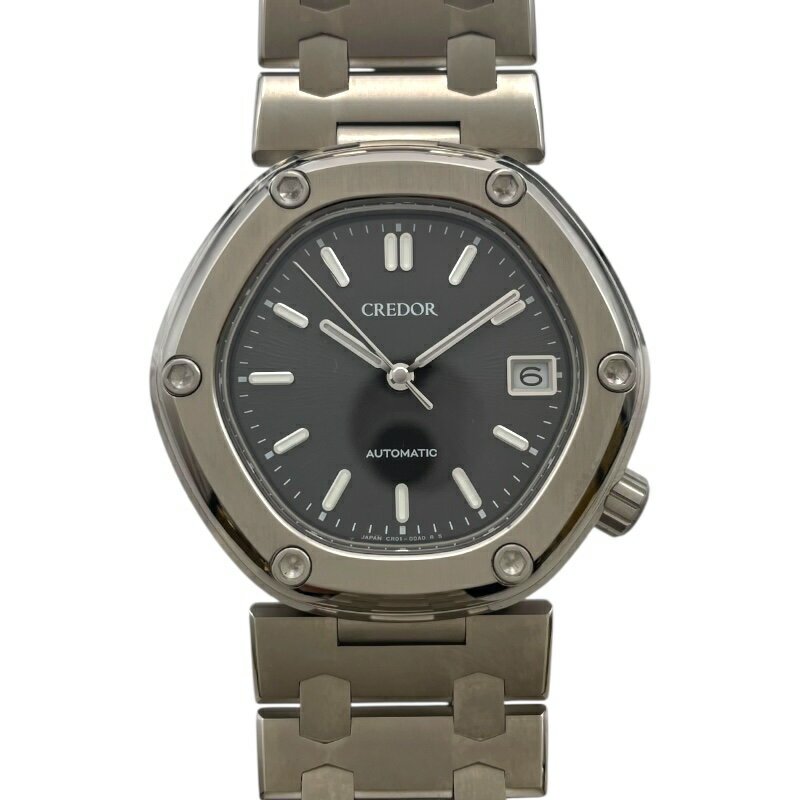 セイコー SEIKO CREDOR ロコモティブ　世界300本限定 GCCR999 ブラック チタン メンズ 腕時計【中古】