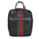 【★エントリーでP10倍★8/4〜8/11まで】グッチ GUCCI シェリーラインナイロンバックパック 619748 ブラック ナイロン ユニセックス リュック...