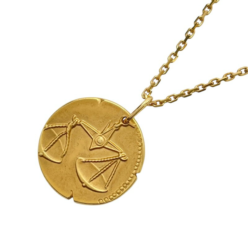 ヴァンクリーフ＆アーペル Van Cleef & Arpels ゾディアックメタルネックレス天秤座 ゴールド Au750 ジュエリー【中古】のサムネイル
