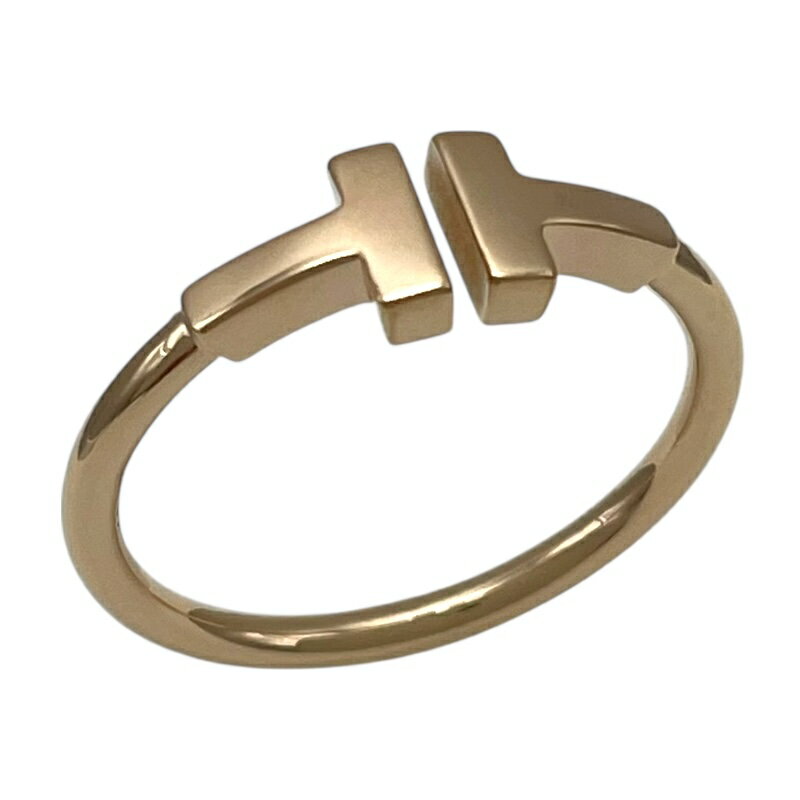 ティファニー TIFFANY＆CO Tワイヤーリング ピンクゴールド Au750 ジュエリー【中古】のサムネイル