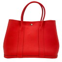 エルメス HERMES ガーデンパーティPM X刻 ルージュトマト SV金具 ネゴンダ レディース ハンドバッグ【中古】