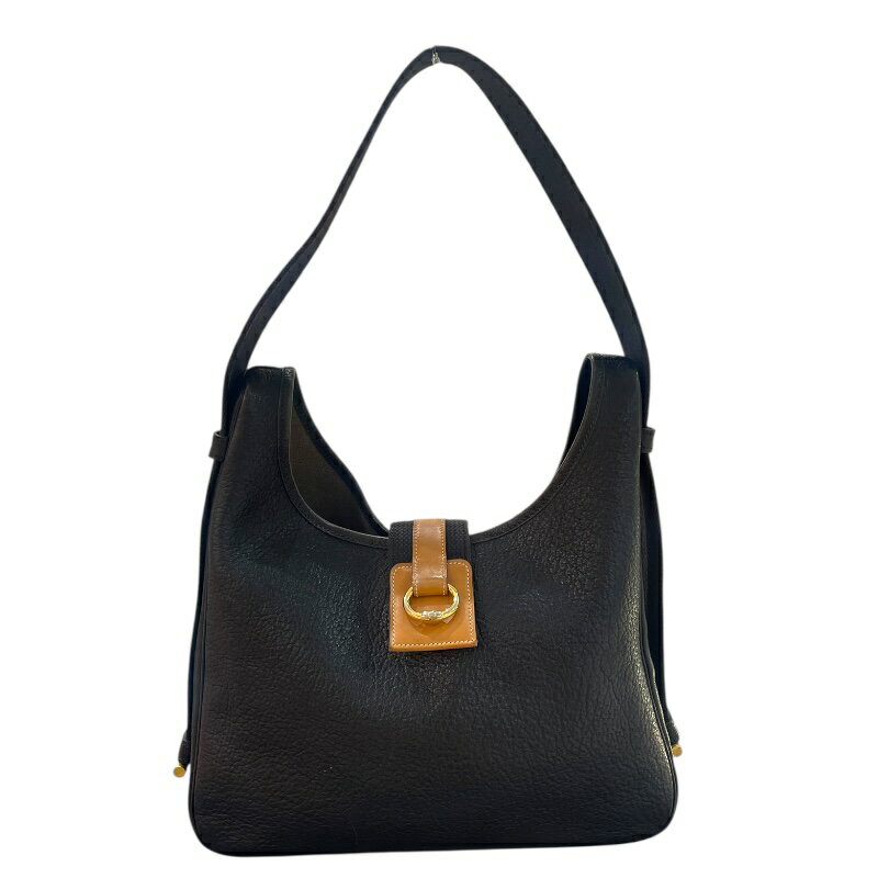 エルメス HERMES サコ ○K刻 ブラック/ゴールド金具 アルデンヌ レディース ショルダーバッグ【中古】