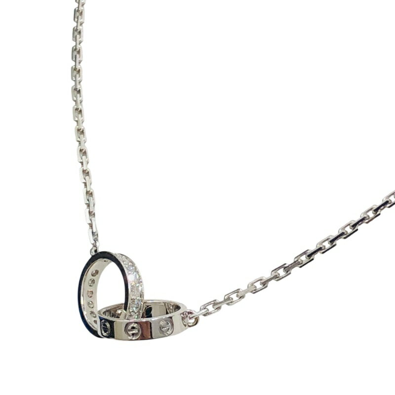 カルティエ Cartier ベビーラブダイヤネックレス ホワイトゴールド 750 ジュエリー【中古】