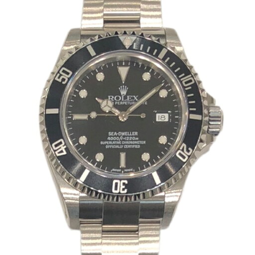 【★最大30,000円OFFクーポン配布中!10/9まで】ロレックス ROLEX シードゥエラー 16600 ブラック SS ステンレススチール メンズ 腕時計【中古】 【★最大30,000円OFFクーポン配布中!10/9まで】ロレックス ROLEX シードゥエラー 16600 ブラック SS ステンレススチール メンズ 腕時計【中古】