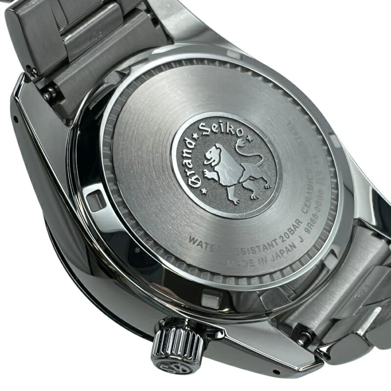 グランドセイコー Grand Seiko スポーツコレクション スプリングドライブ GMT SBGE253 ブラック SS/セラミック 自動巻き メンズ 腕時計【中古】