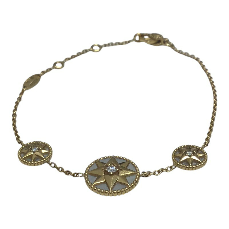 クリスチャン・ディオール Christian Dior ローズデヴァンブレス ゴールド Au750　MOP　ダイヤモンド ..