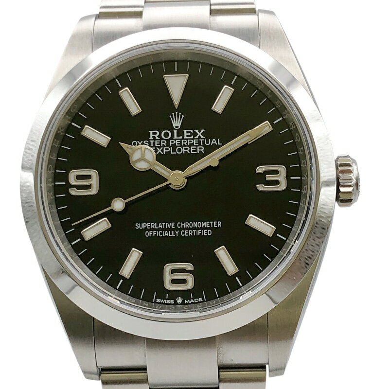 ロレックス ROLEX エクスプローラー36 124270 SS メンズ 腕時計【中古】