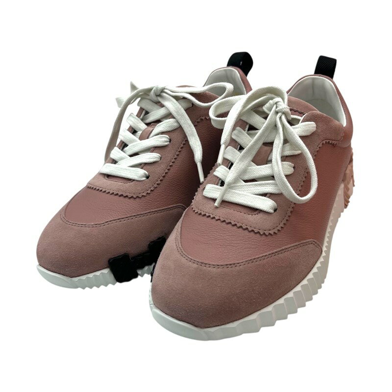 エルメス HERMES バウンシング ローカットスニーカー H221176Z ピンク レザー/スウェード レディース スニーカー【中古】のサムネイル